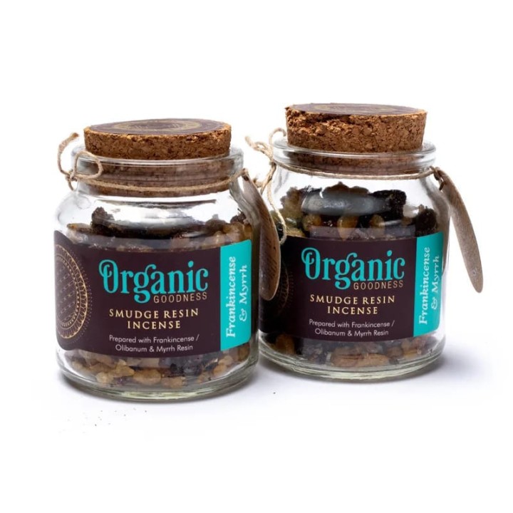 Frankincense & myrrh smudge resin incense 100g
