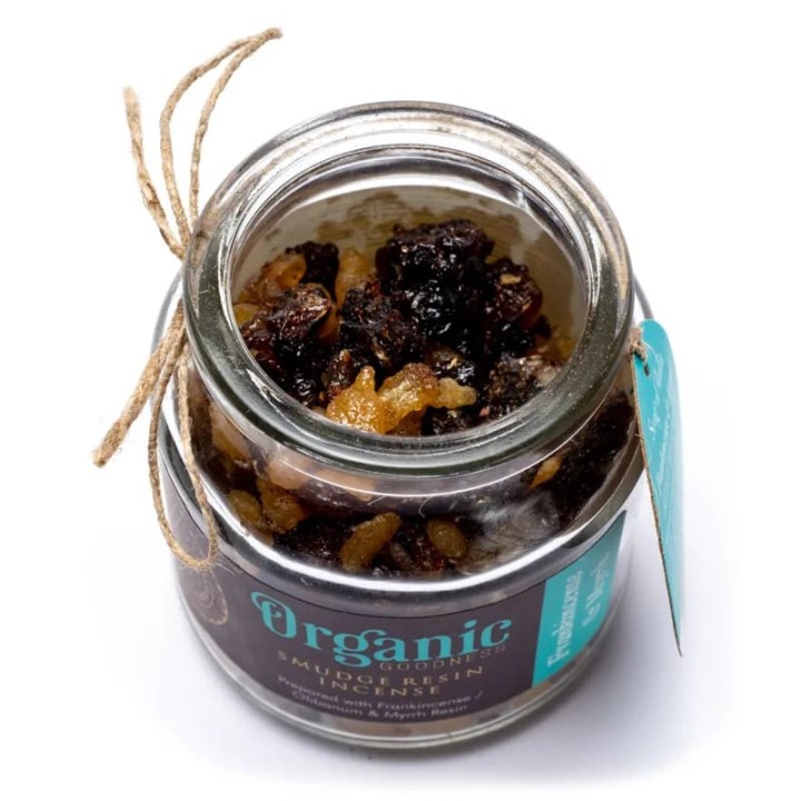 Frankincense & myrrh smudge resin incense 100g