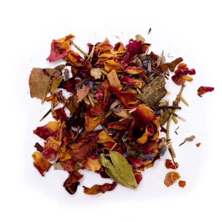 Rose & geranium smudge resin incense 25g