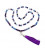 Mala amethyst/ aventurine/ rock crystal + ohm 0.8cm
