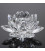 Lotus candle holder crystal S 3x8 cm