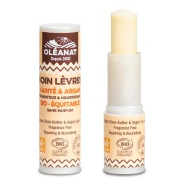 Oleanat shea butter & argan organic lip balm 4.5 g