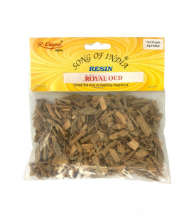Naturalne kadzidło do spalania OUDH WOOD (drewno agarowe) 25g Song of India