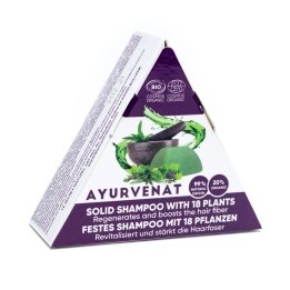 Ayurvenat solid shampoo bar organic 50g
