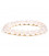 Bracelet white potato pearls ±0.8cm