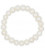 Bracelet white potato pearls ±0.8cm
