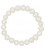 Bracelet white potato pearls ±0.8cm