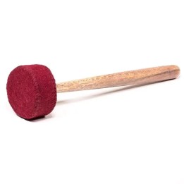 Pałeczka filcowa do mis z drewnianym uchwytem długość 27x średnica kulki 6cm 40g