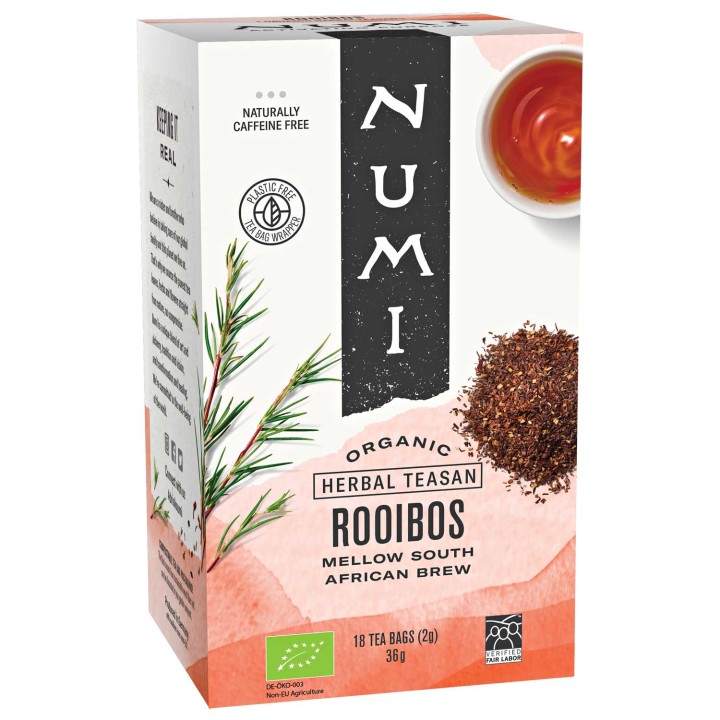 Organiczna herbata Rooibos Numi Tea 18 torebek
