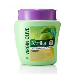 Dogłębnie Wzmacniająca Maska z HENNĄ i MIGDAŁAMI do Włosów Vatika 500 ml Dabur