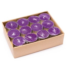 Zapachowe podgrzewacze Kwiat Życia o zapachu Lawendy, 12szt. - Fair Trade, Yogi & Yogini