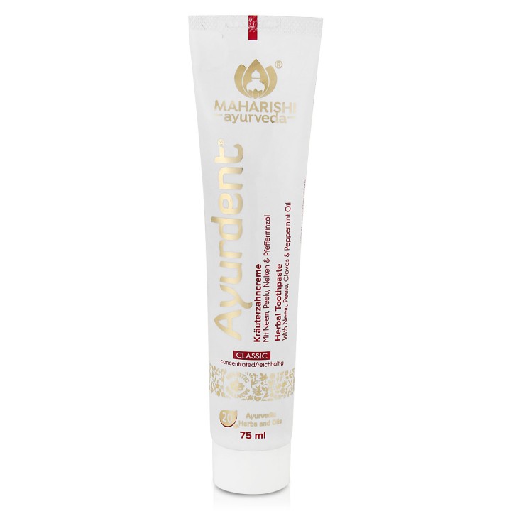 Pasta do zębów MOCNA Ayurdent Classic z neem miętą i goździkiem 75 ml PREMIUM Maharishi Ayurveda