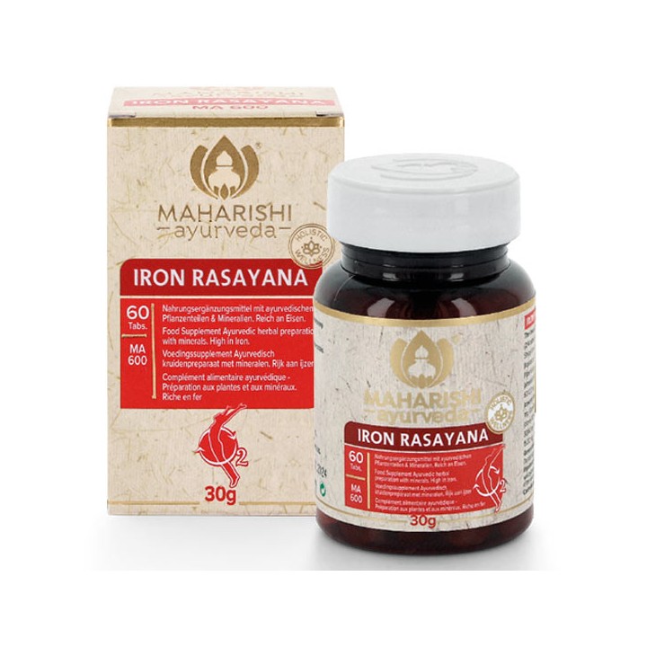 Herbal Iron Rasayana z żelazem 60 tabletek Maharishi Ayurveda