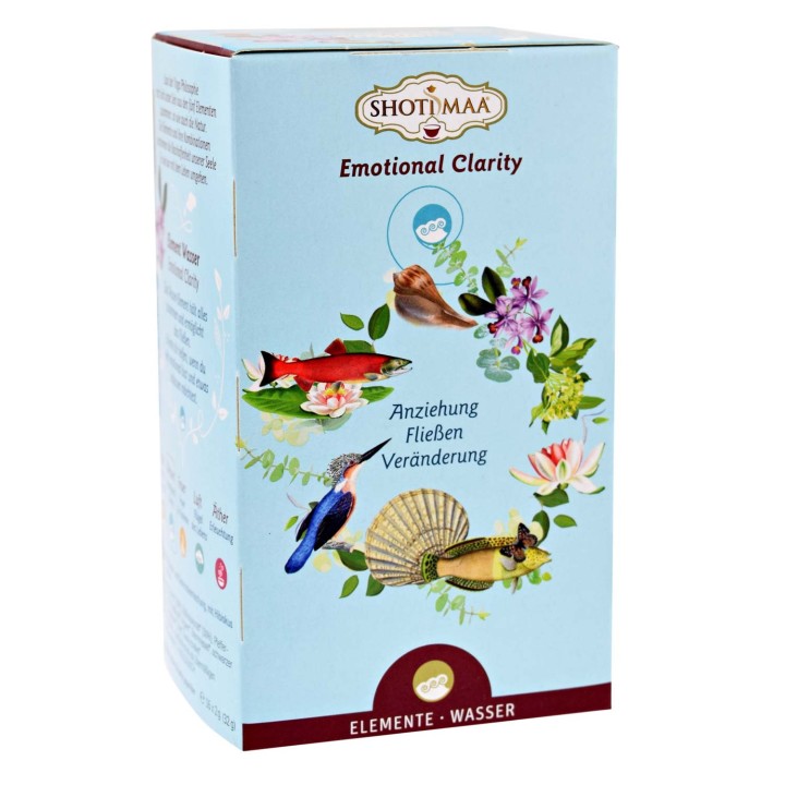Herbata Emotional Detox (Clarity) (element wody: słodki hibiskus i mięta) 16 torebek Shoti Maa