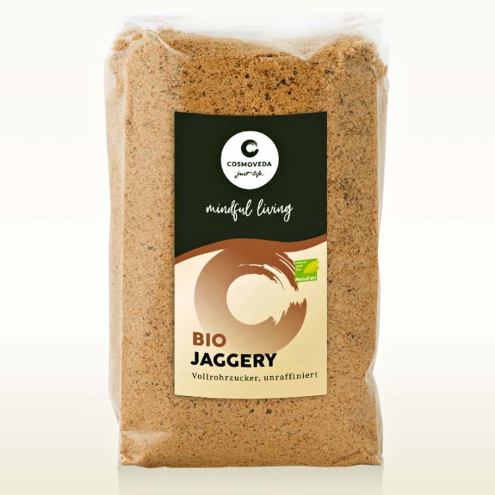 Organiczny Jagger Ajurwedyjski Cukier Trzcinowy 400g Cosmoveda