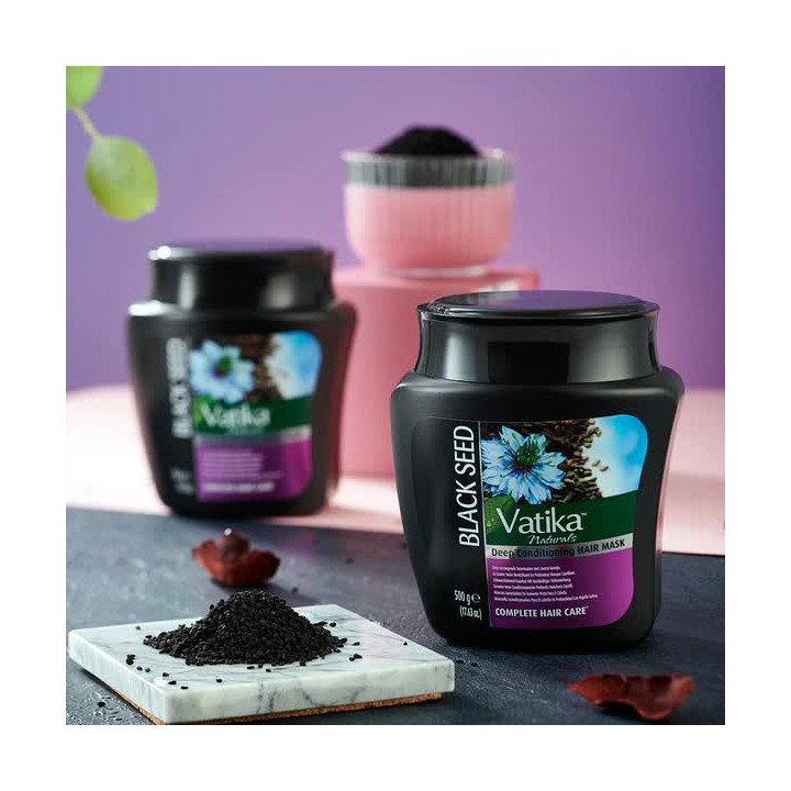 Maska do włosów z czarnuszką Vatika 1kg Dabur (Black seed mask)