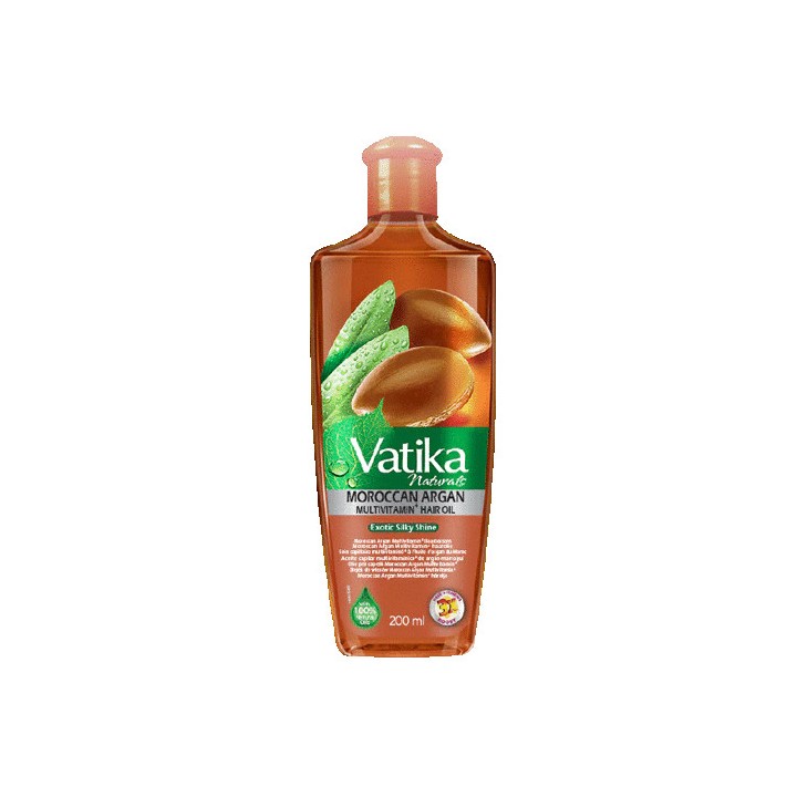 Arganowy Olejek do włosów 200ml Vatika Dabur Włosy suche i potrzebujące odżywienia