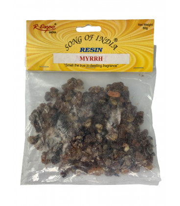 Żywica Myrrh (Mirra) Kadzidło żywiczne 60 g Song of India