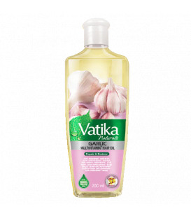 Garlic Oil (urzekający nie czosnkowy zapach polecamy!) Odbudowa i Regeneracja włosów 200ml Vatika Dabur