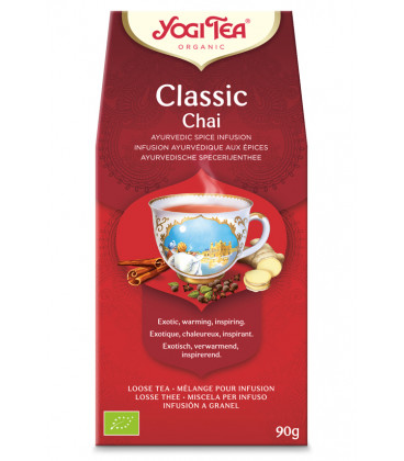 Herbata CLASSIC CHAI Klasyczny Czaj BIO 90g Sypana Yogi Tea