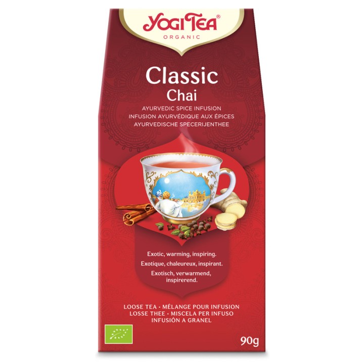 Herbata CLASSIC CHAI Klasyczny Czaj BIO 90g Sypana Yogi Tea