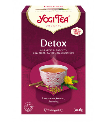 Herbata Pure Detox 17 torebek Yogi Tea Bio