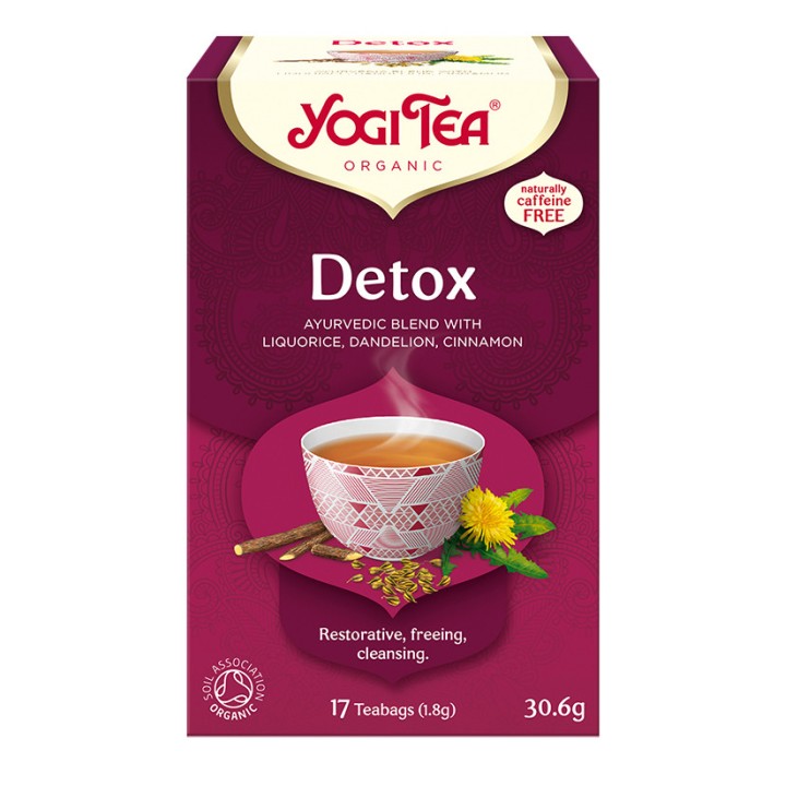 Herbata Pure Detox 17 torebek Yogi Tea Bio