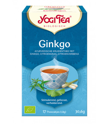 Herbata GINKGO - miłorząb japoński BIO 17 torebek Yogi Tea