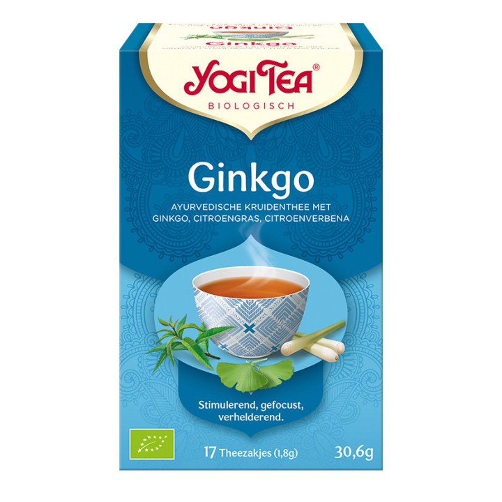 Herbata GINKGO - miłorząb japoński BIO 17 torebek Yogi Tea