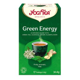 Herbata GREEN ENERGY Zielona energia BIO 17 torebek Yogi Tea