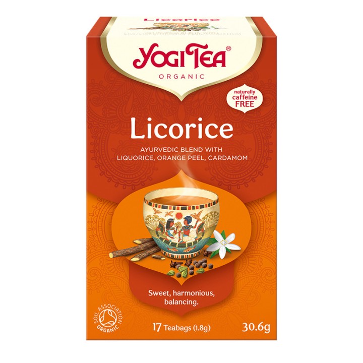 Herbata LICORICE Lukrecja BIO 17 torebek Yogi Tea