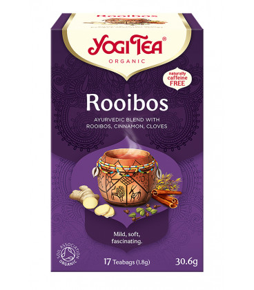 Herbata ROOIBOS  BIO 17 torebek Yogi Tea