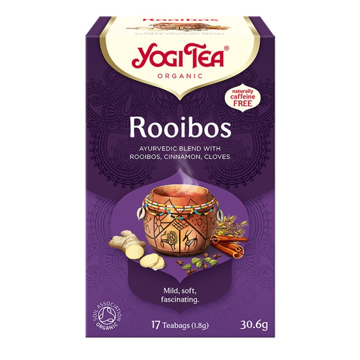 Herbata ROOIBOS  BIO 17 torebek Yogi Tea
