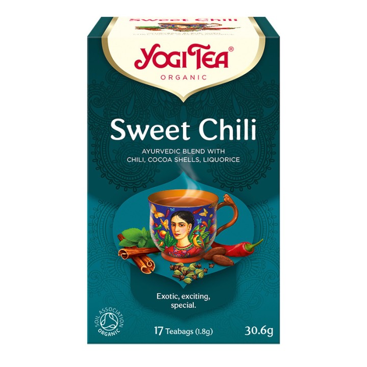 Herbata SWEET CHILI Słodka chili BIO 17 torebek Yogi Tea