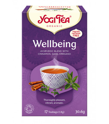 Herbata WELLBEING Dobrostan BIO 17 torebek Yogi Tea