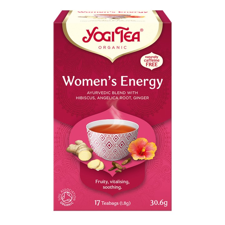 Herbata Kobieca Energia 17 torebek Yogi Tea Bio