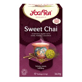 Herbata Sweet Chai 17 torebek Yogi Tea Bio