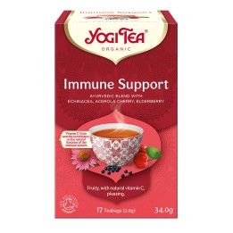 Herbata IMMUNE SUPPORT Na Odporność z wit C BIO 17 torebek YOGI TEA