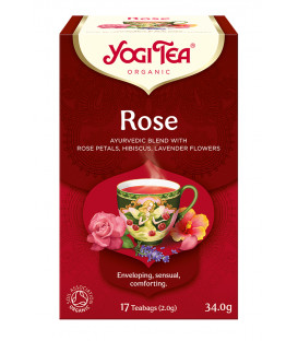 Herbata ROSE Różana BIO 17 torebek Yogi Tea