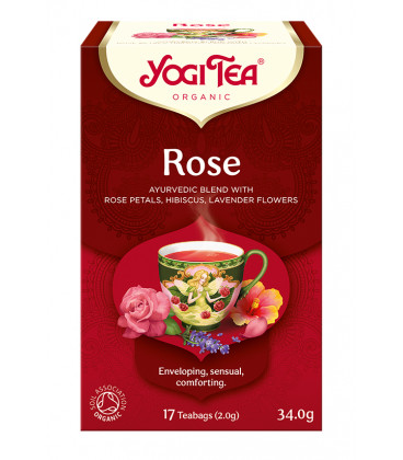 Herbata ROSE Różana BIO 17 torebek Yogi Tea