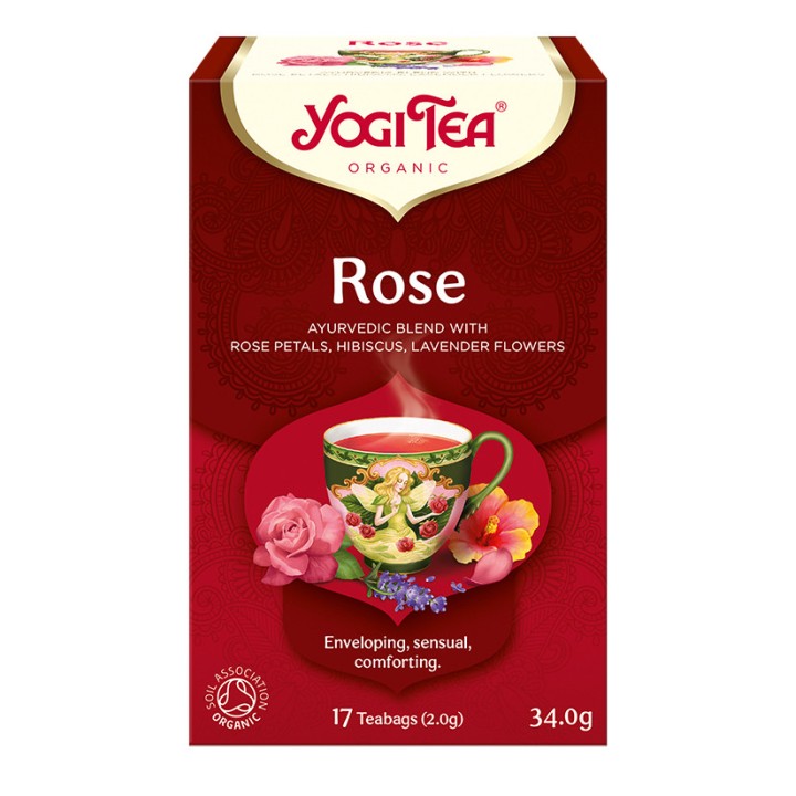 Herbata ROSE Różana BIO 17 torebek Yogi Tea