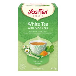 Herbata WHITE TEA Herbata biała z aloesem BIO 17 torebek Yogi Tea
