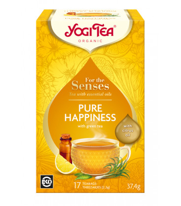 Herbata PURE HAPPINESS Czysta radość BIO 17 torebek YOGI TEA