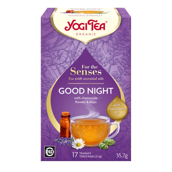 Herbata GOOD NIGHT Spokojna noc BIO 17 torebek YOGI TEA