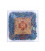 Orgonit Piramida z Rubinowo-cyjanitowa, symbol spirali z , Odpromiennik, Rozmiar 7x7x6 cm rubin zatopiony w cyjanicie 7x7x6cm