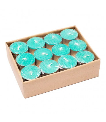 T-lights stearin patchouli scented 4x2 cm