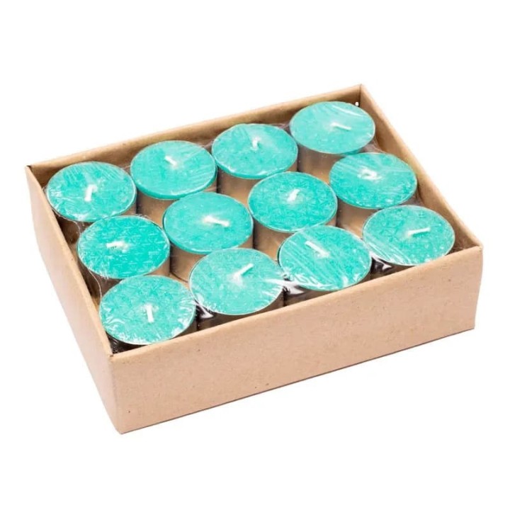 T-lights stearin patchouli scented 4x2 cm