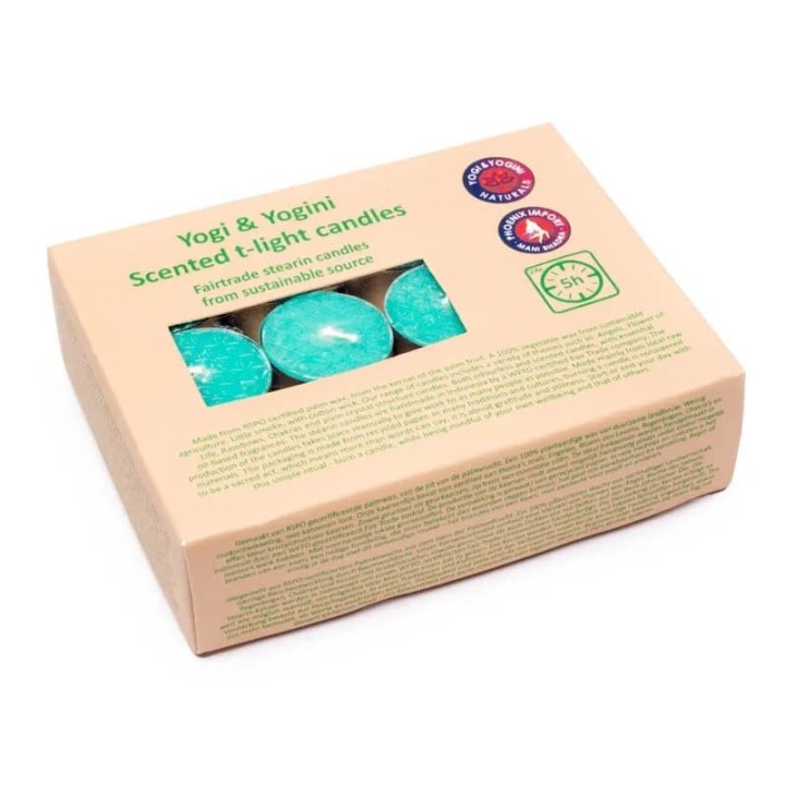 Zapachowe podgrzewacze Kwiat Życia o zapachu PATCHOULI, 24 szt. - 5h. Fair Trade, Yogi & Yogini