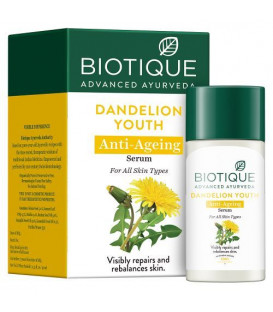 Serum rozjaśniające z Mniszkiem i Muszkatołowcem Ageless Lightening Serum 40 ml Biotique