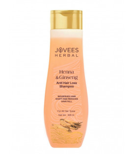Szampon Henna & Żeń szeń Anti Hair Loss Włosy Wypadające 300 ml Jovees